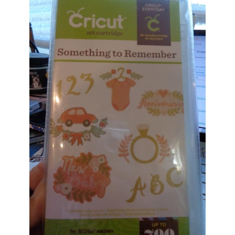 Cricut Die Cut Cartridge SOMETHING TO REMEMBER Scrapbooking